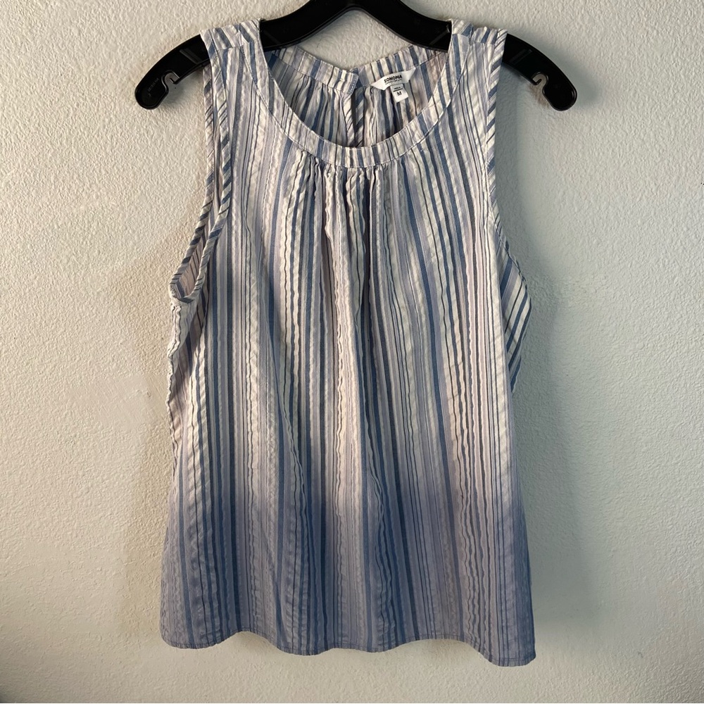 Sonoma Goods for life | Women's stripped gradient tank top Size M